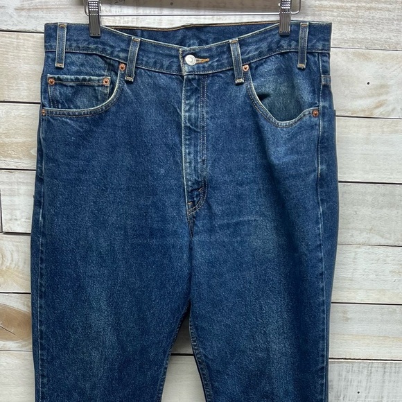 Levis 517 Jeans‎ Mens 36x34 Blue Boot Cut Western Cowboy Workwear - Picture 7 of 13